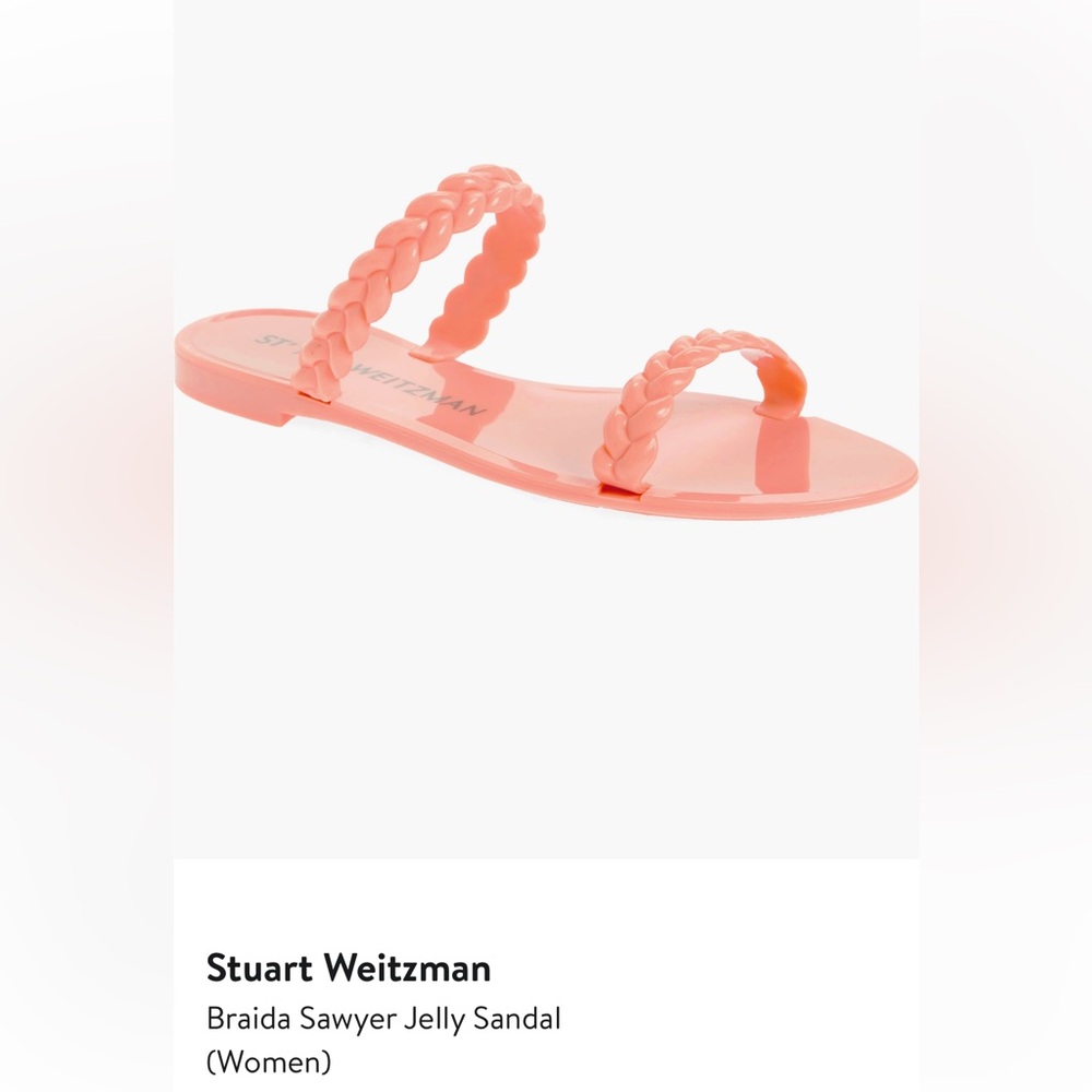 Stuart Weitzman Braided Jelly Sandal